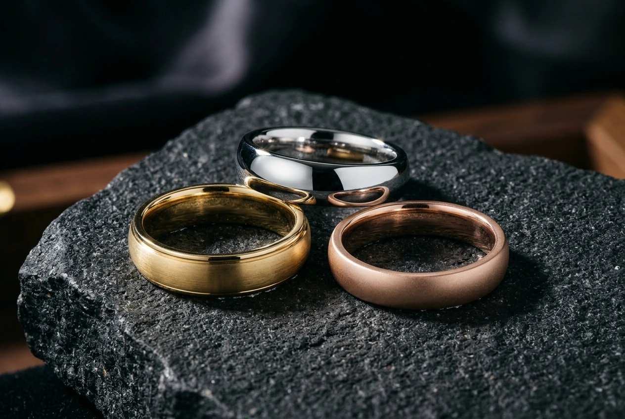 Wedding Ring Metal Options: Platinum, Gold, and Sterling Silver